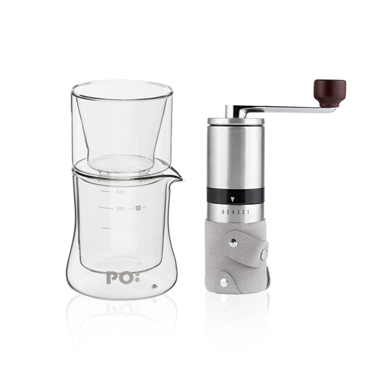 (預購4月底出貨)PO: 丹麥手沖咖啡二件組(咖啡磨2.0/濾杯組)