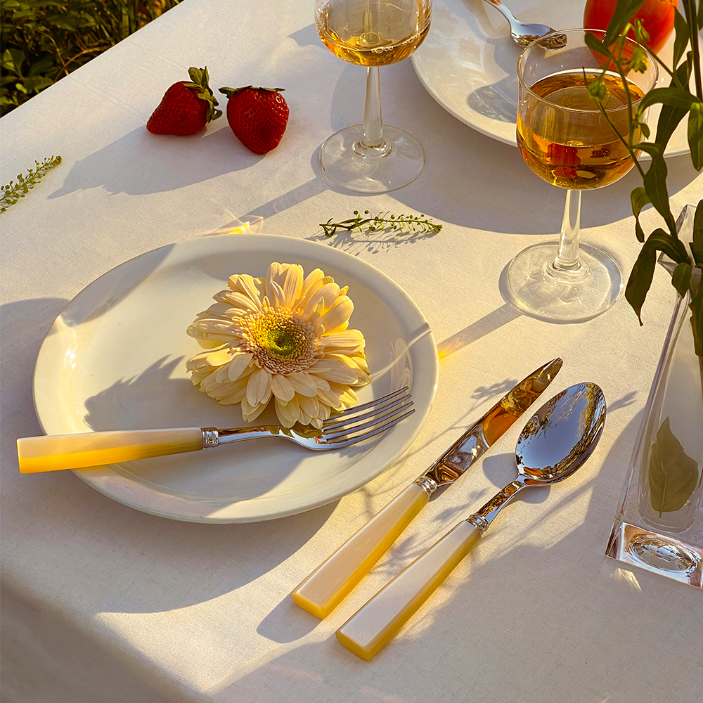 SABRE | Icone 60s 風華年代 | 主餐叉子 | 珍珠白