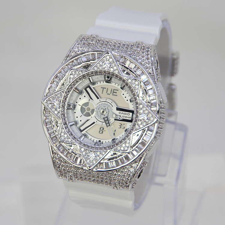 銀色 改裝手錶 BA-110X-7A3 - 魔法星