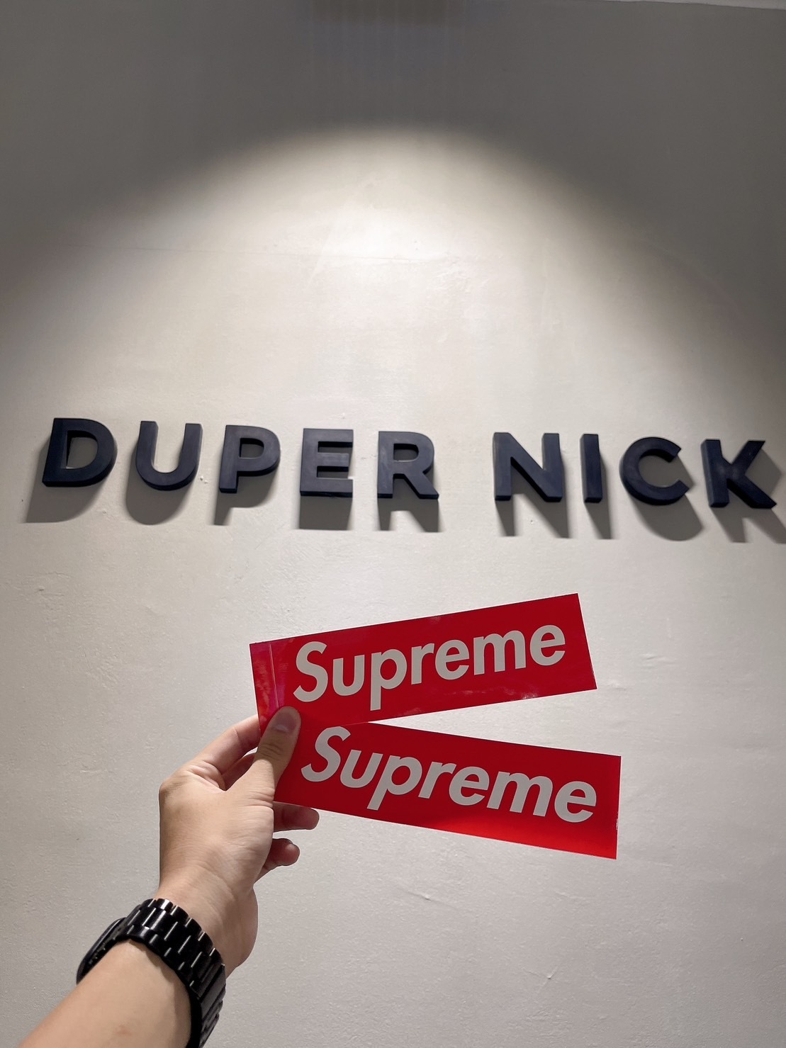 SUPREME  經典BOX LOGO 貼紙