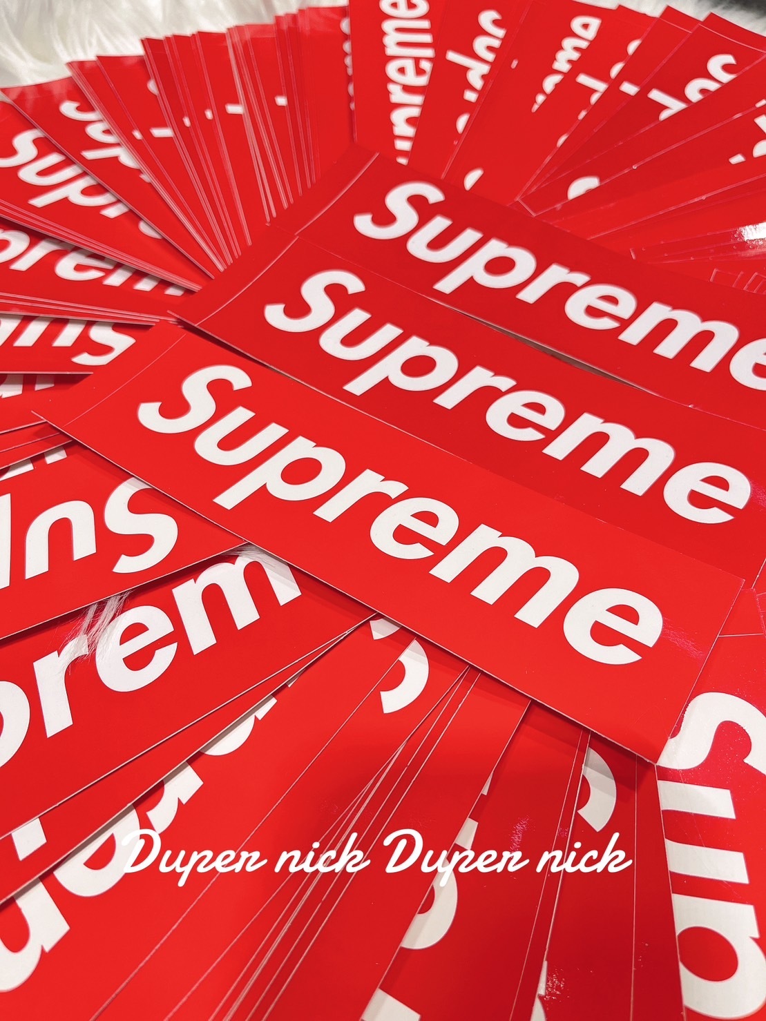SUPREME  經典BOX LOGO 貼紙