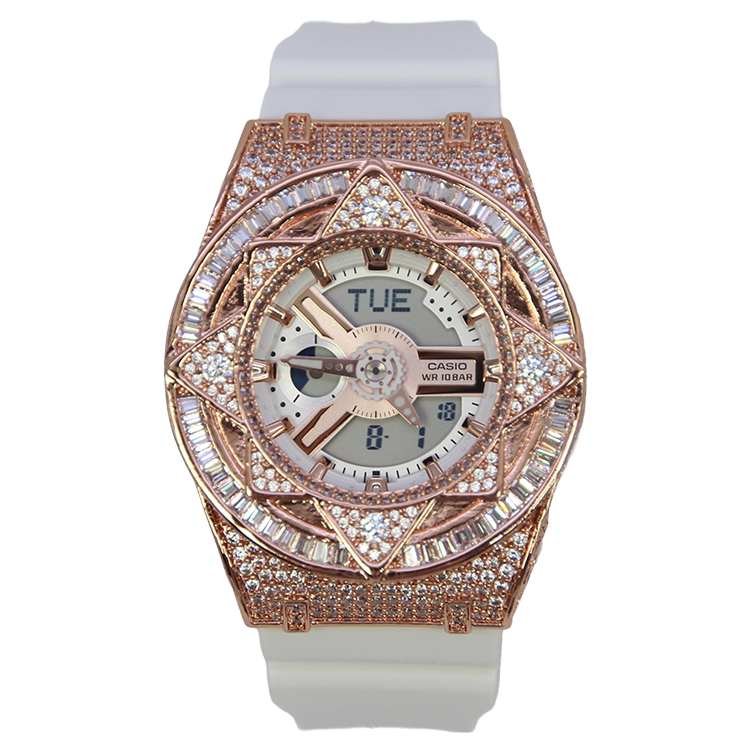 玫瑰金 改裝手錶 BA-110RG-7A - 魔法星