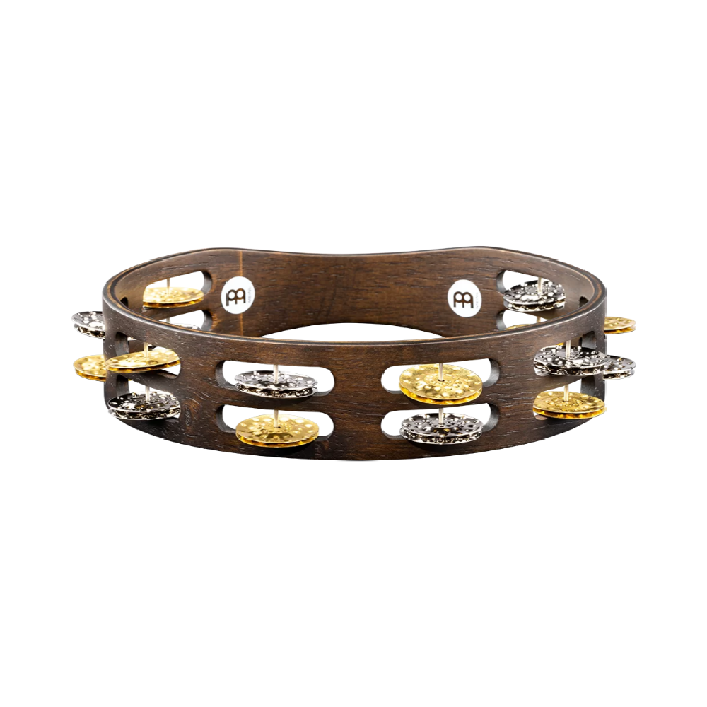 Meinl Meinl / TA2VM-WB 復古木框 雙排鈴鼓(鍍鎳鋼/黃銅鈴) 第 3 張圖片｜三峽鼓 / 打擊