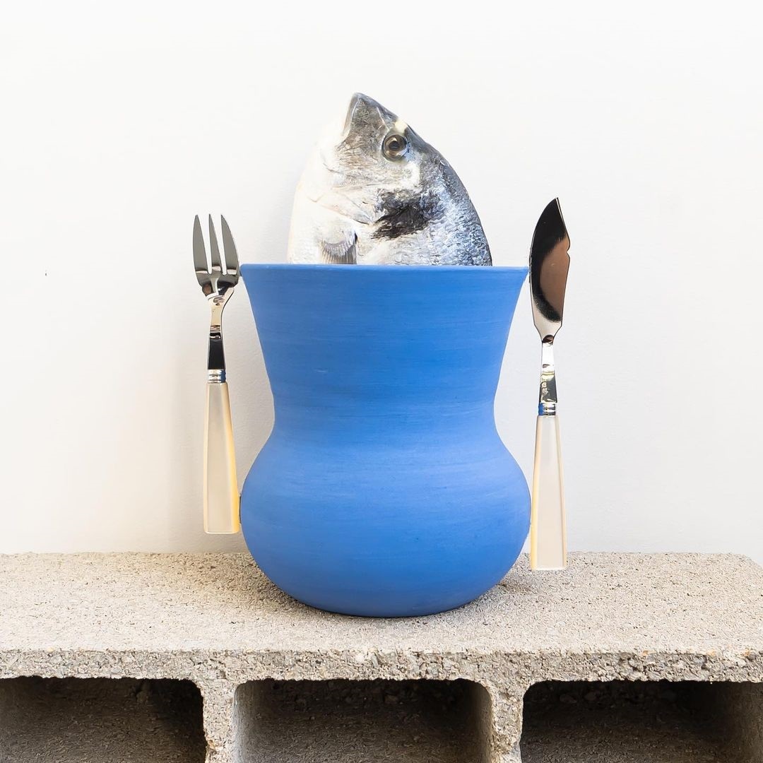 SABRE | Icone 60s 風華年代 | 魚類主餐刀叉組 | 珍珠白