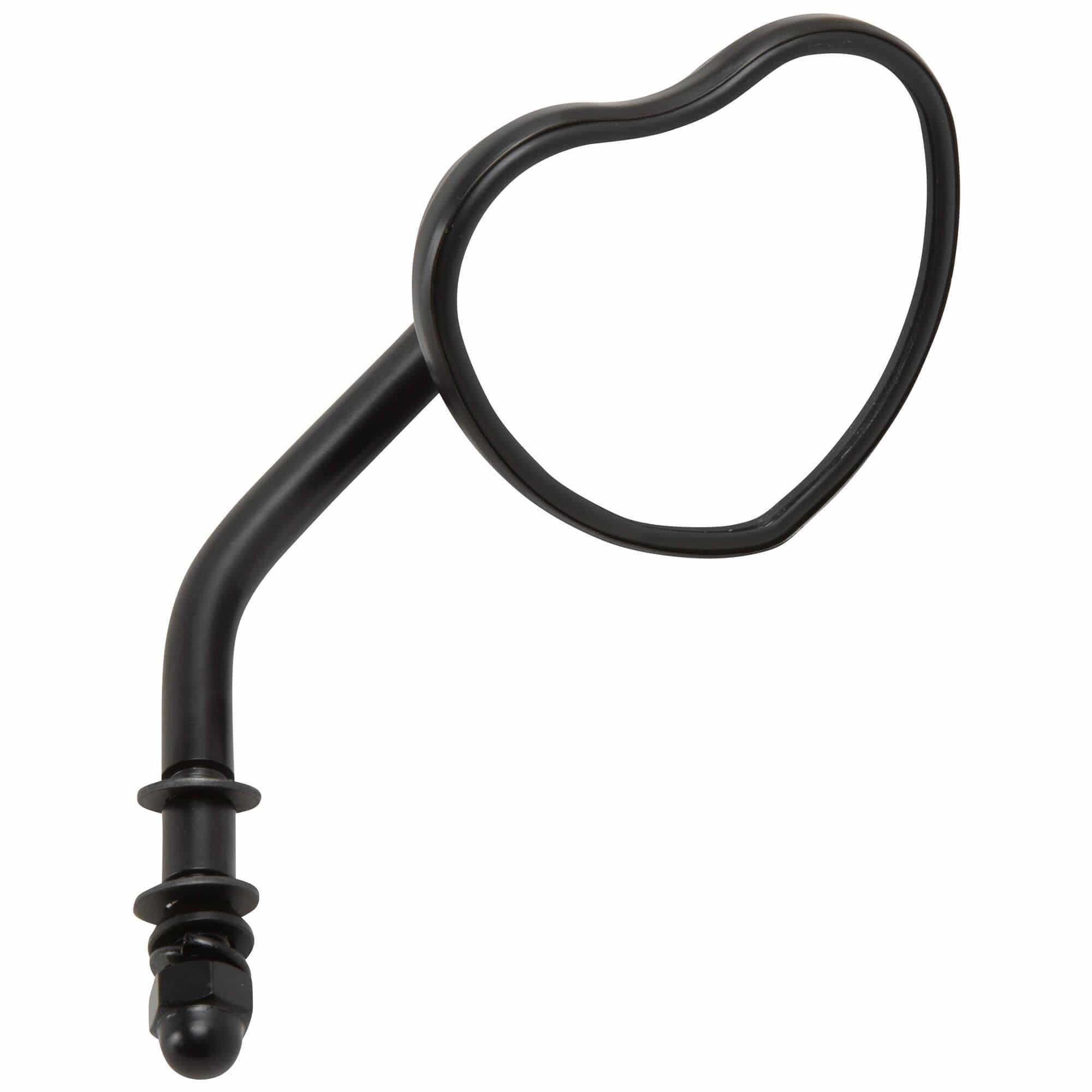 Lowbrow 哈雷/凱旋專用 一般位置 後照鏡 愛心 黑