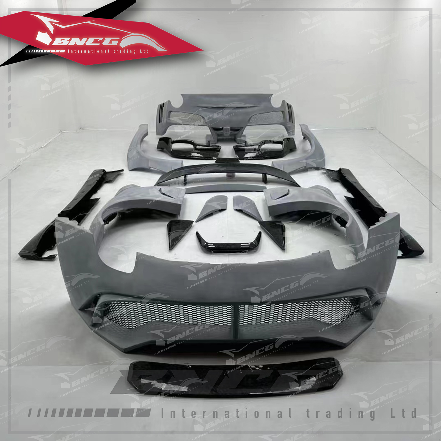 法拉利 Ferrari F12 乾碳纖維 空力套件 N-LargoS款 前後保桿 前後葉子板 側裙 前後下巴 尾翼