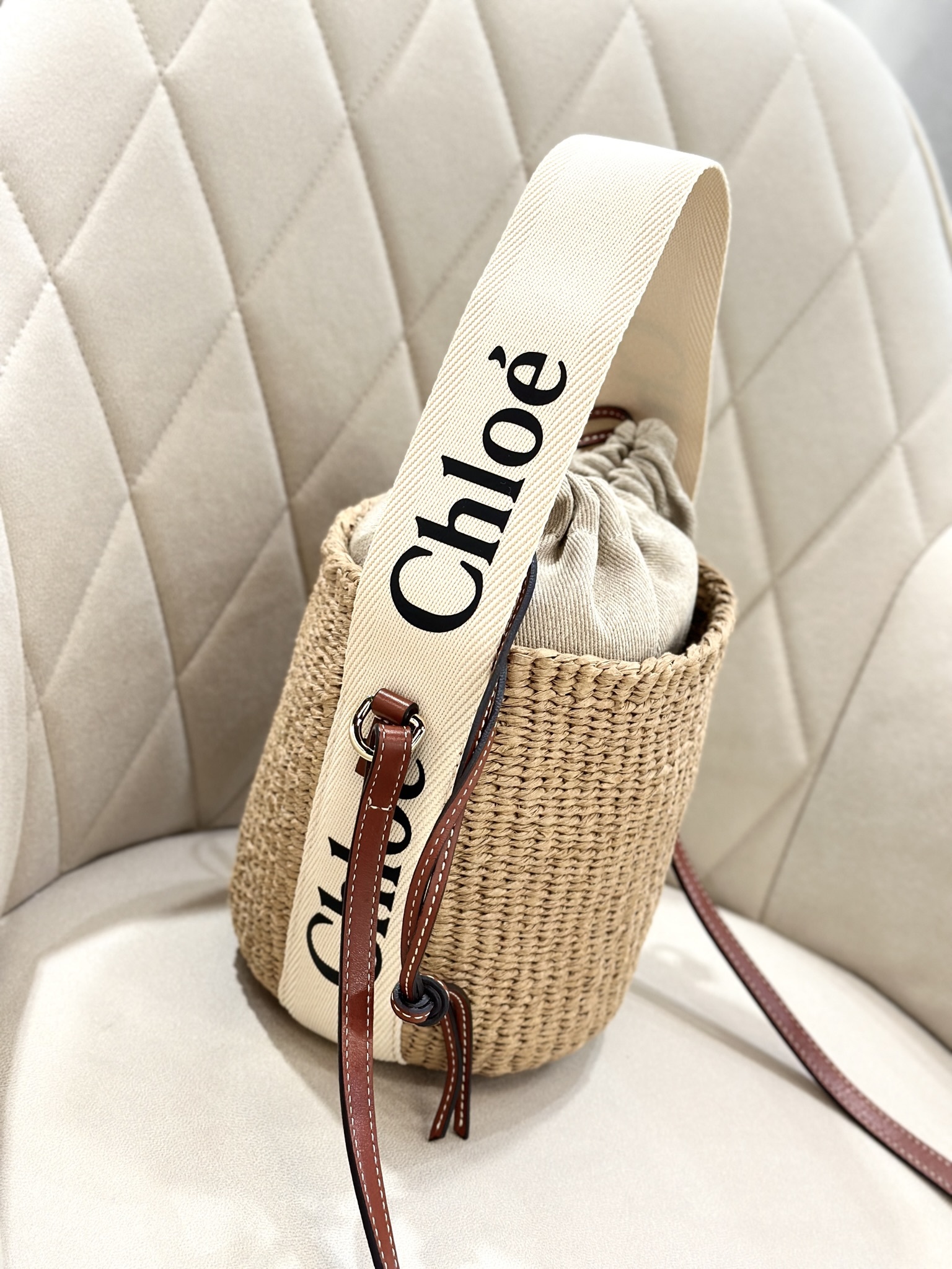 CHLOE Woody Small Basket