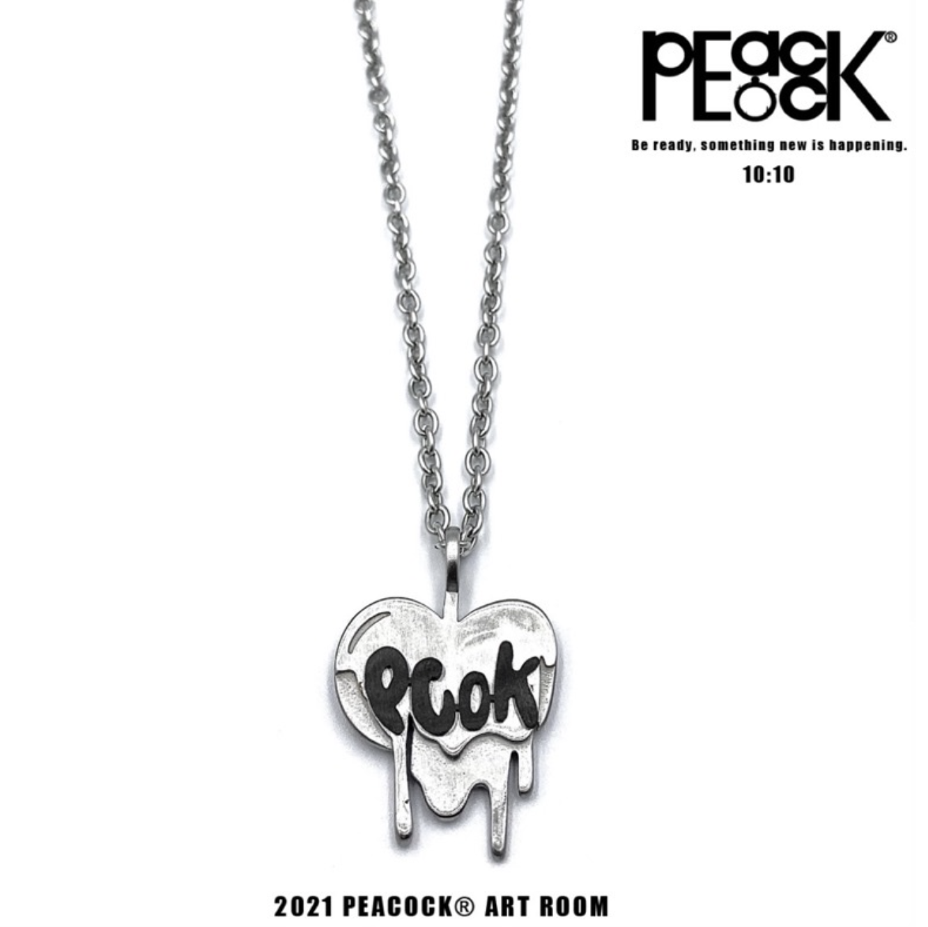 設計品牌 PCOK.Studio 層次立體溶解愛心吊墜項鍊 配件 潮流 流行 吊墜 項鍊 飾品