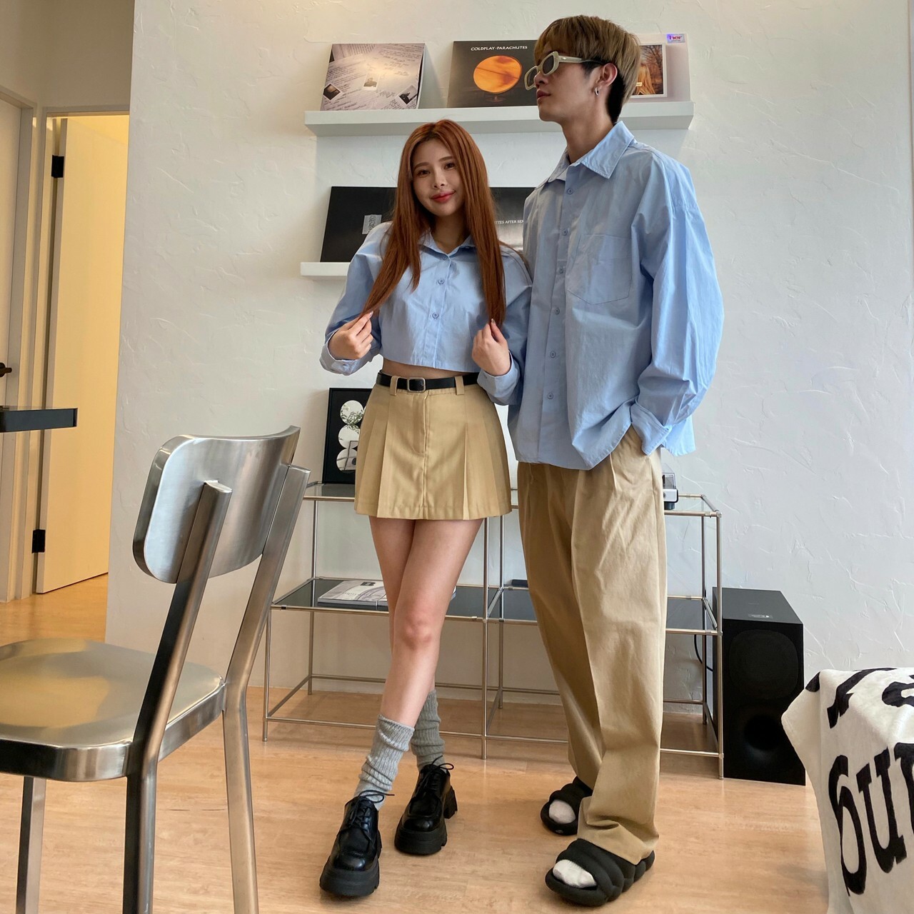 MMB歐美感最強版型襯衫情侶裝