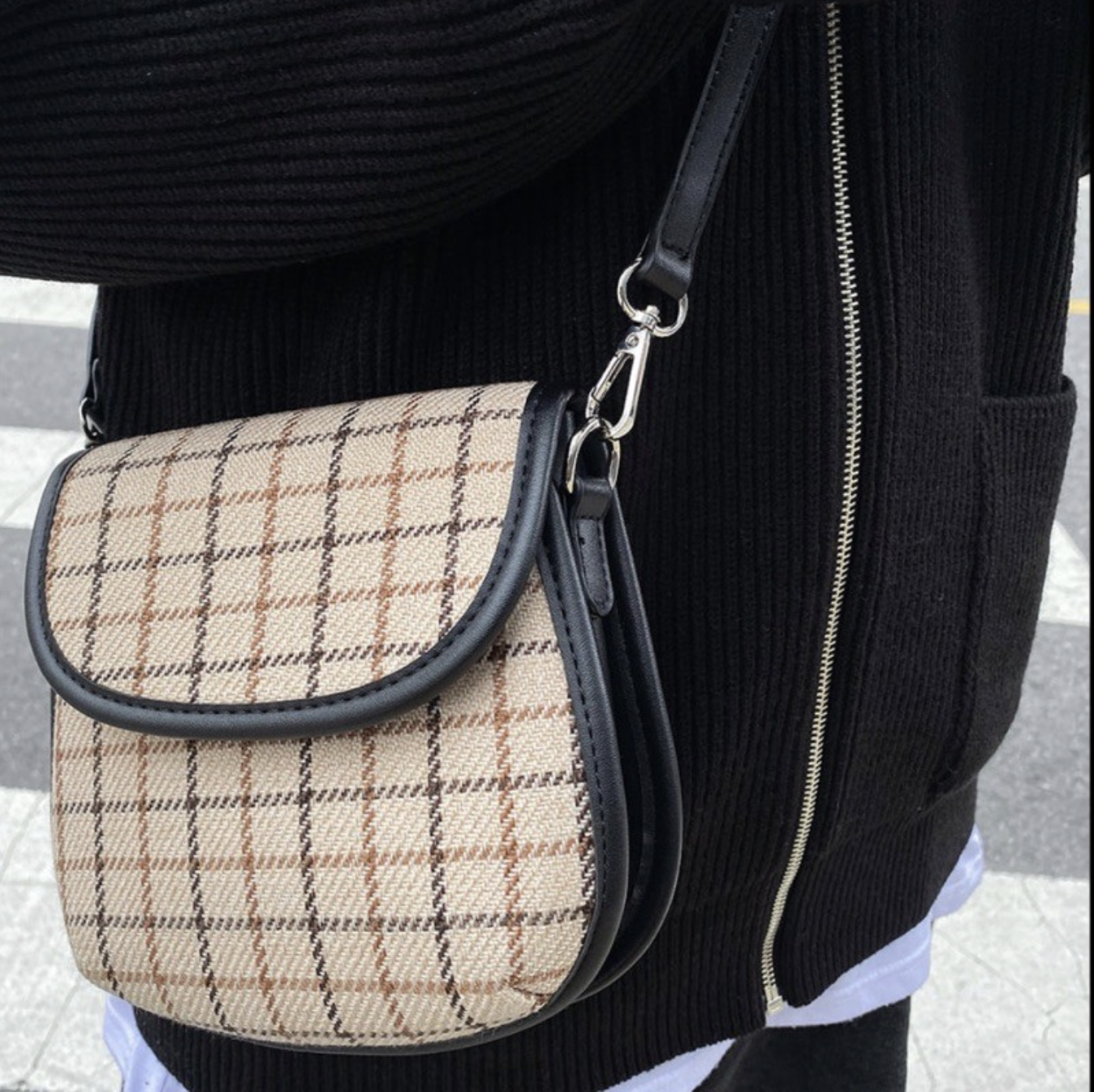 🇰🇷韓國 HOLYINCODE (SALE) 格紋側背小包 小包 側背包 肩包