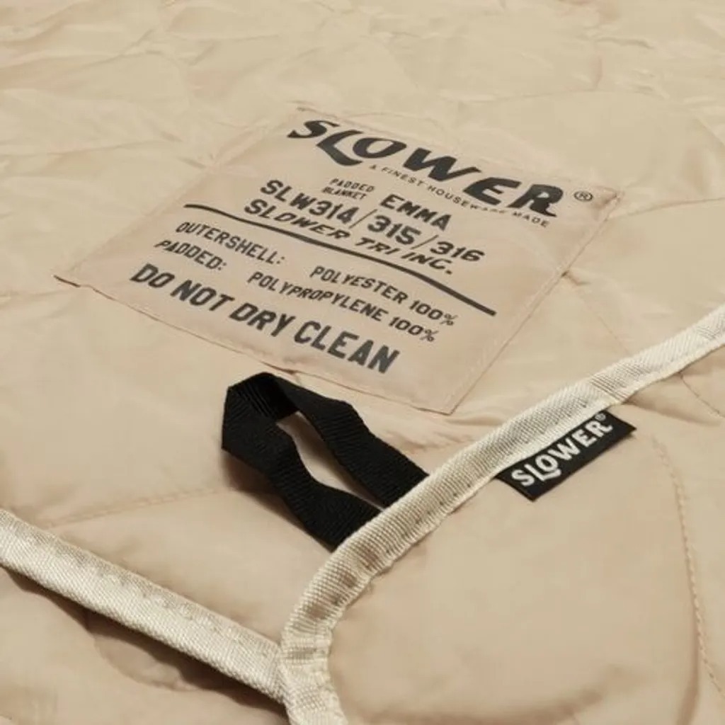 SLOWER - 衍縫披毯