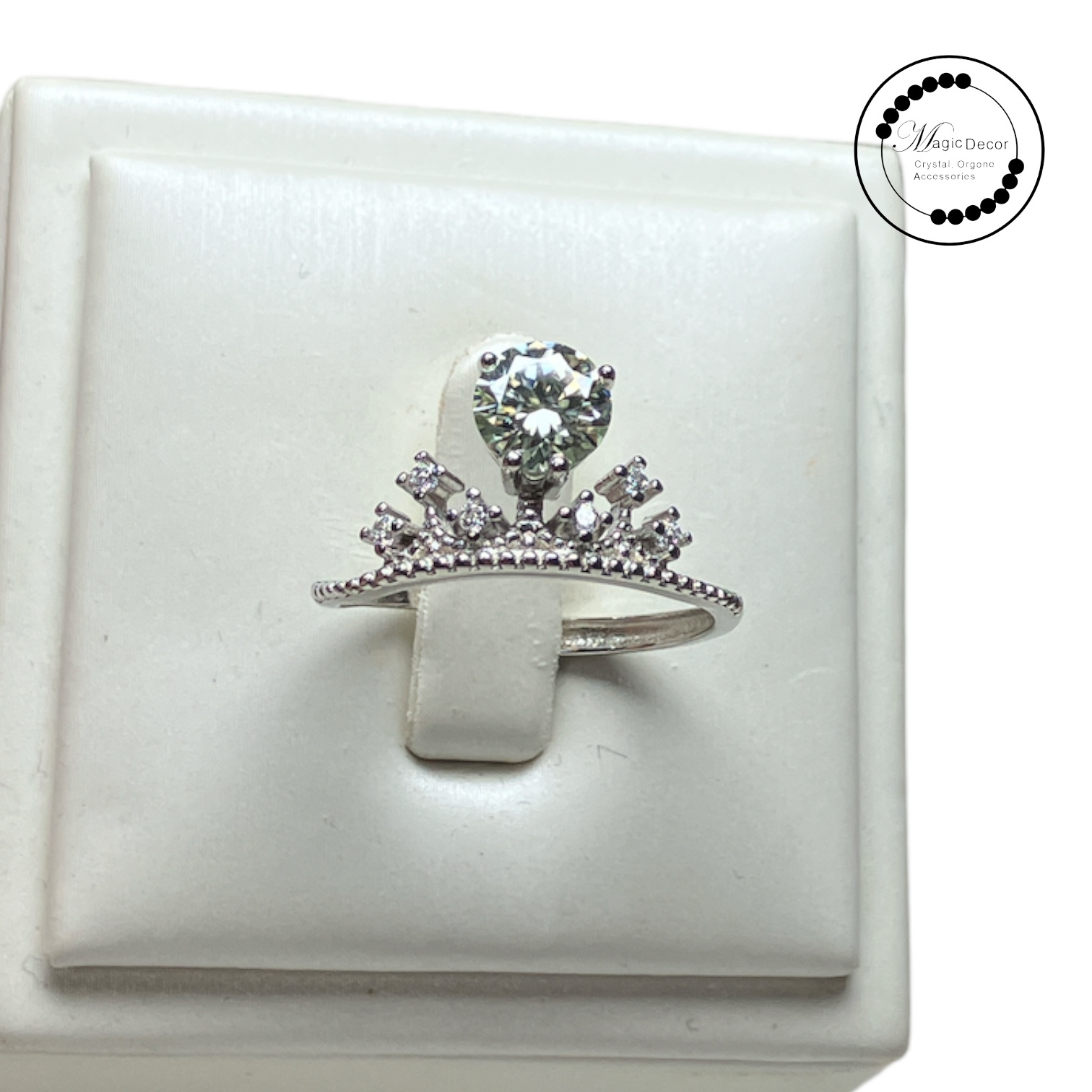 0807 （孤品）1卡莫桑皇冠款戒指