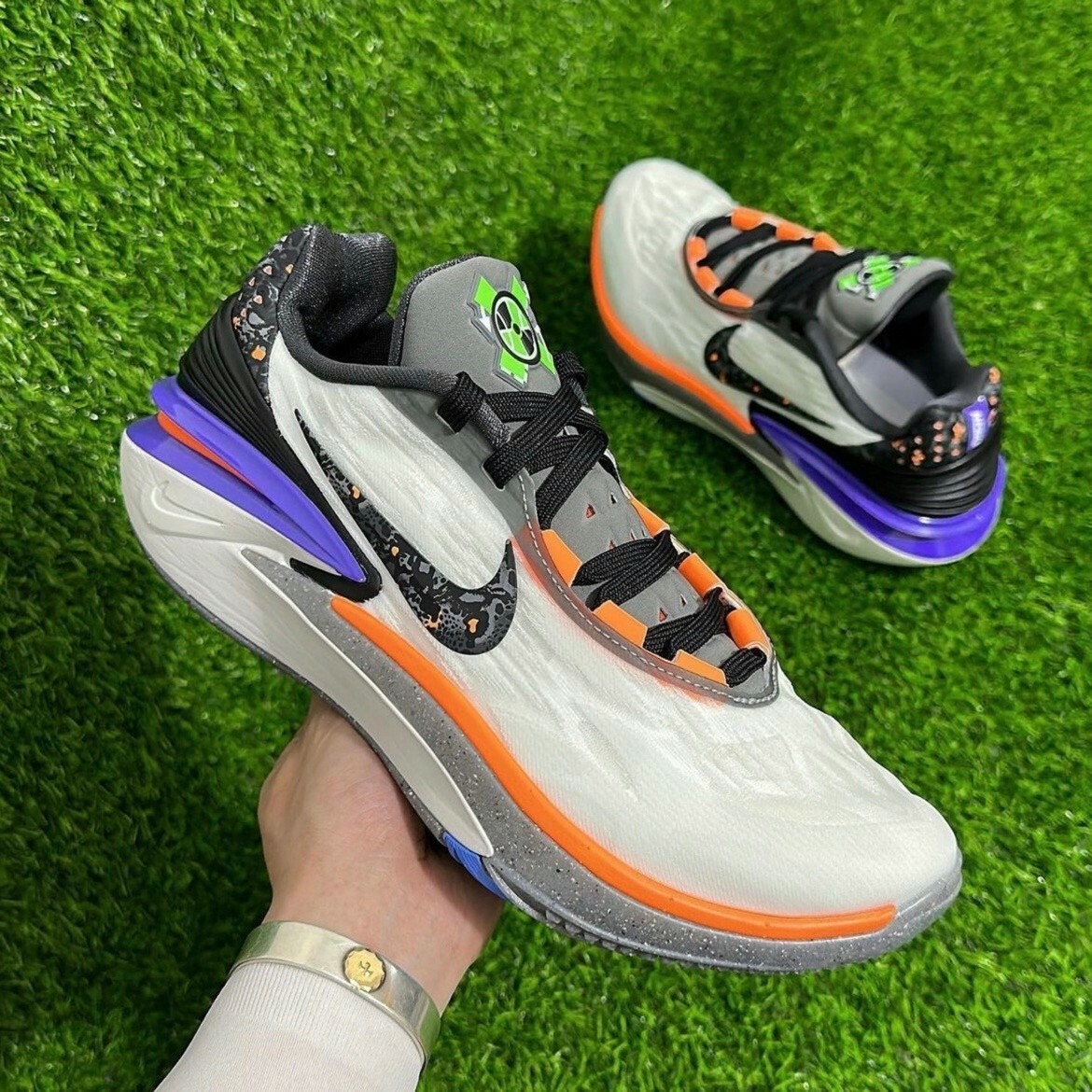 <快速出貨>Nike Air Zoom GT Cut 2 EP 白紫橘 星火燎原 實戰籃球鞋 男鞋