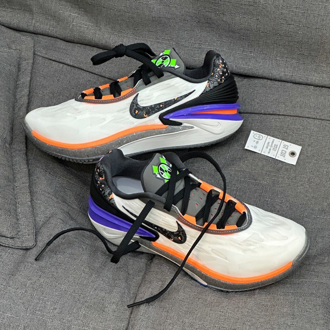 <快速出貨>Nike Air Zoom GT Cut 2 EP 白紫橘 星火燎原 實戰籃球鞋 男鞋