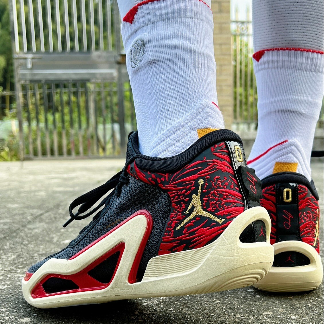 Nike Jordan Tatum 1 PF Zoo 黑紅 喬丹 籃球鞋 實戰鞋 低筒 男鞋
