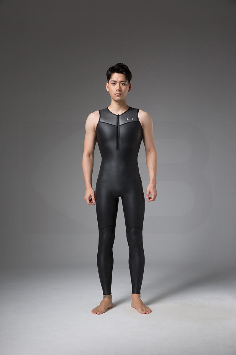 ▲預購 Bestdive 2mm 男款 墨灰系列 連身無袖防寒衣 2026