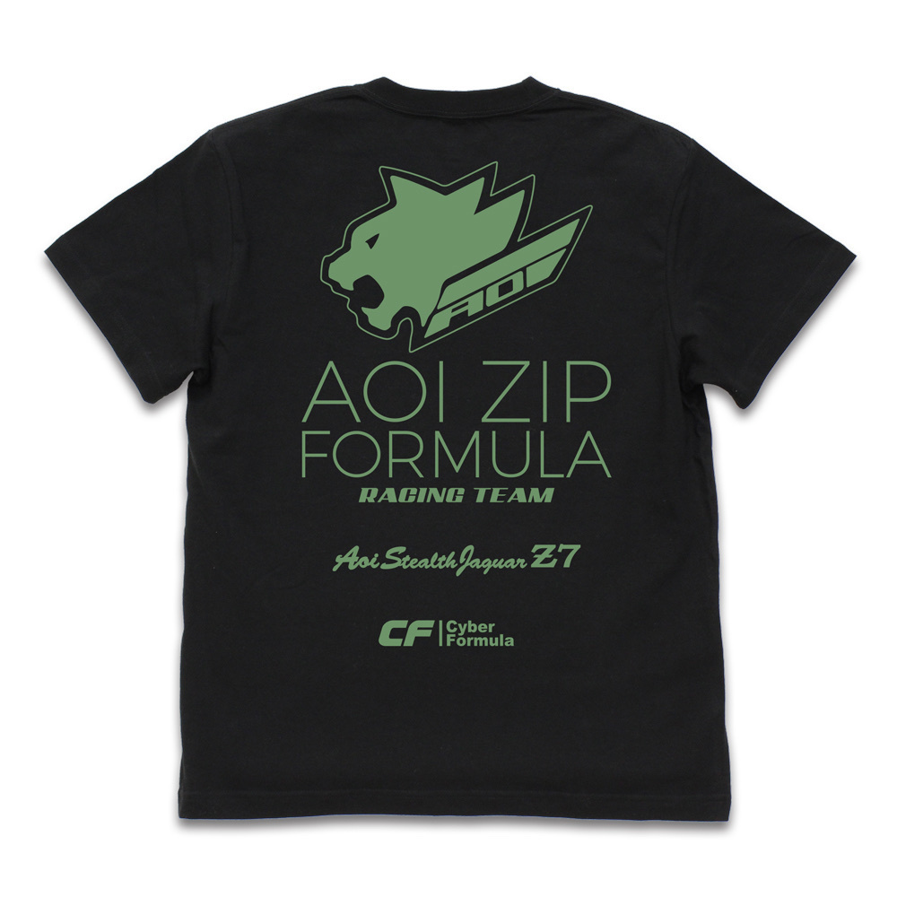 Cospa 1020 アオイZIPフォーミュラ Tシャツ [新世紀GPXサイバーフォーミュラ] BLACK
