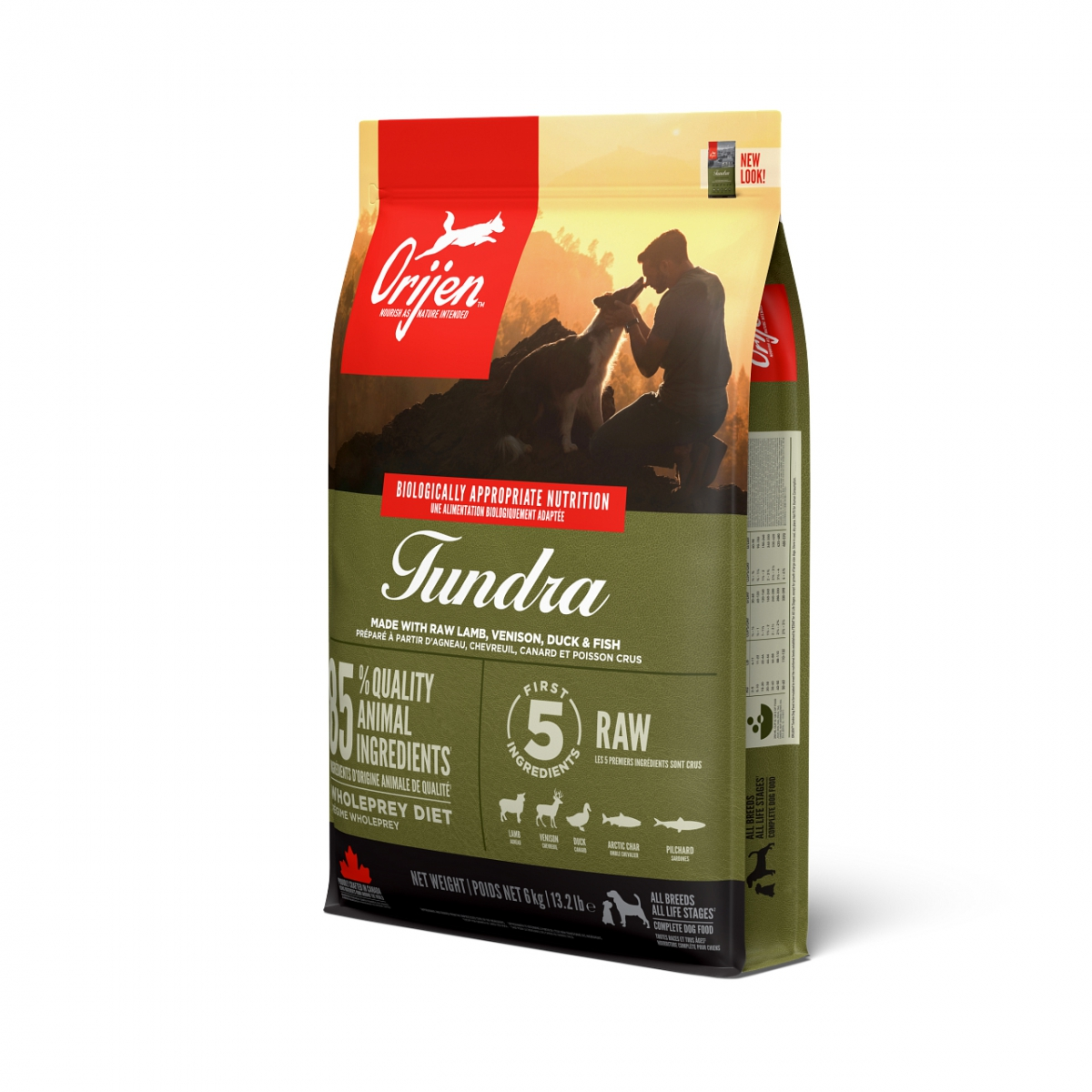 Orijen Dry Dog Food - Tundra Recipe．2kg/6kg/11.4kg
