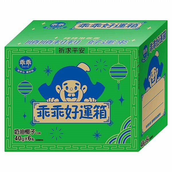 【乖乖】好運箱椰子口味 40g*6入