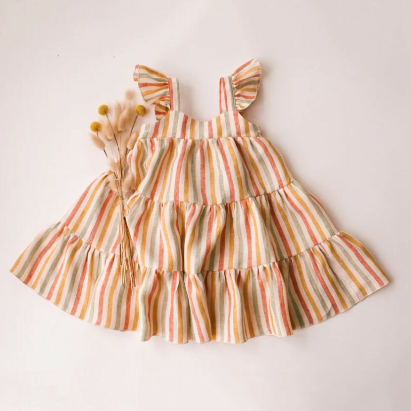 Dannie and Lilou-Boho Dress波希米亞長洋裝(Rainbow)