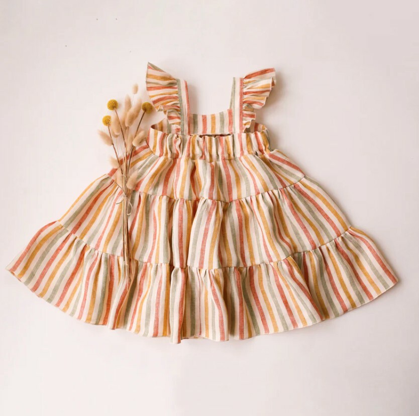 Dannie and Lilou-Boho Dress波希米亞長洋裝(Rainbow)