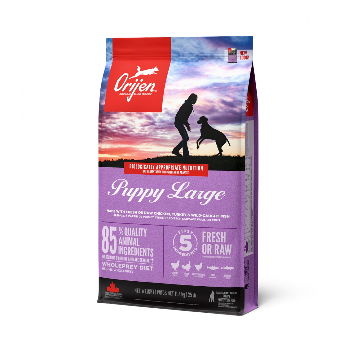 Orijen Dry Dog Food - Large Puppy Recipe．6kg/11.4kg