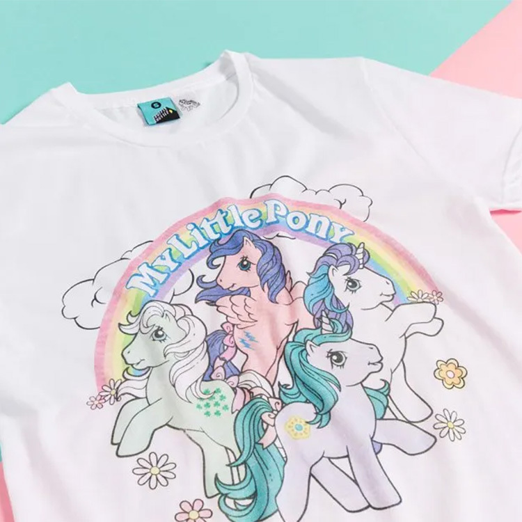 Truffle Shuffle｜草地彩虹小馬 白色T-Shirt