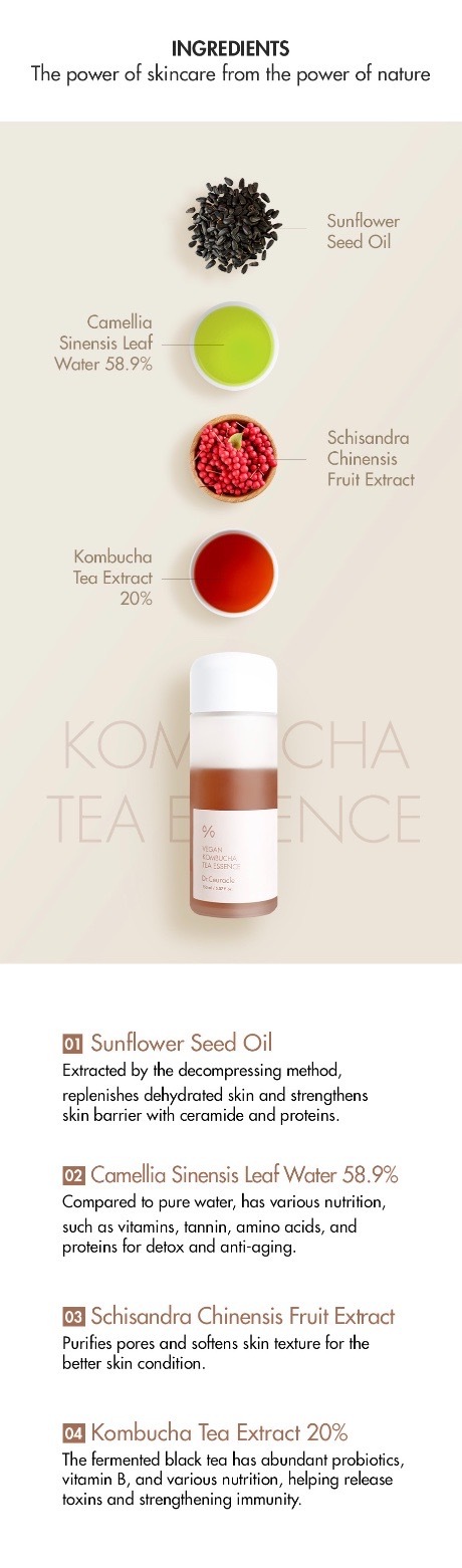 《現貨》Dr. Ceuracle  Vegan Kombucha Tea Essence