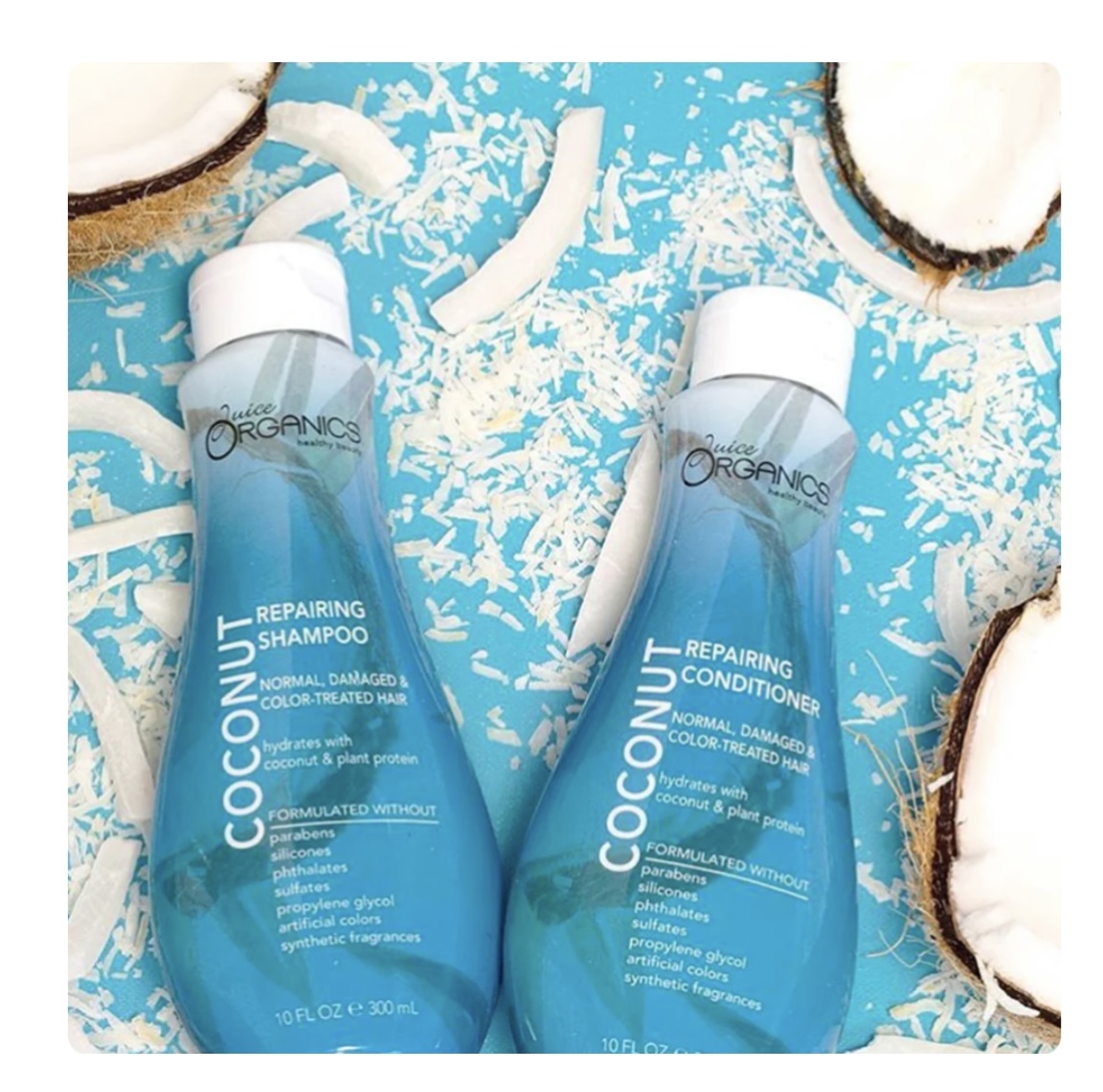 Juice Organics Repairing Shampoo有機椰子修護洗髮乳 300ml