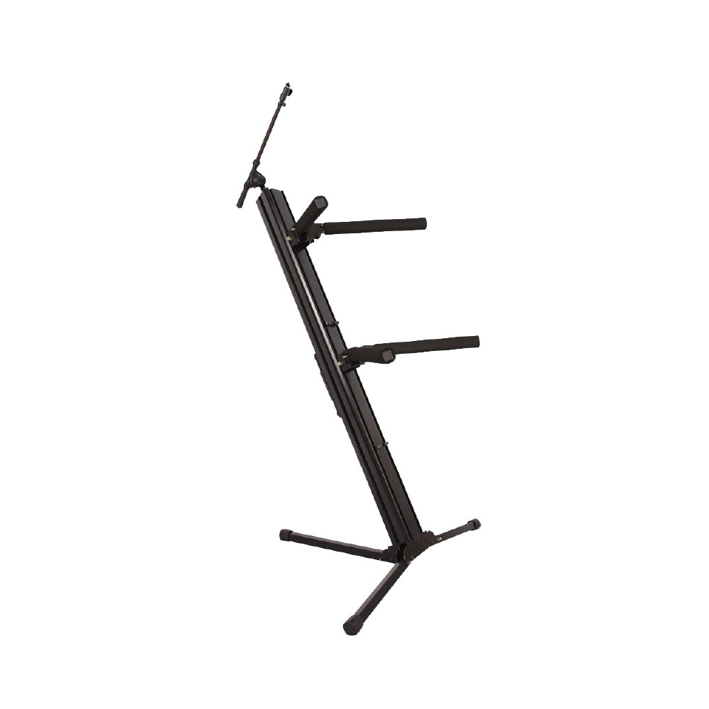 台灣製造B 台灣製造B / K-722-1B 雙層鍵盤架(附麥克風架) — 三峽鍵盤 / 鋼琴｜YA! 玩音樂