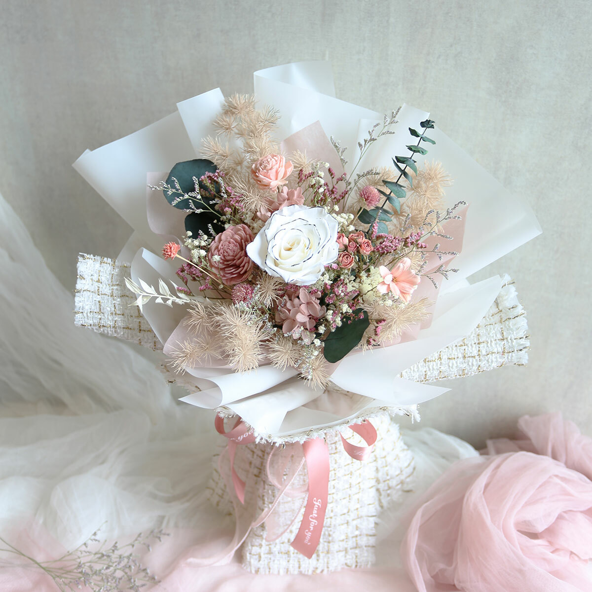 G88｜小香永生玫瑰花束