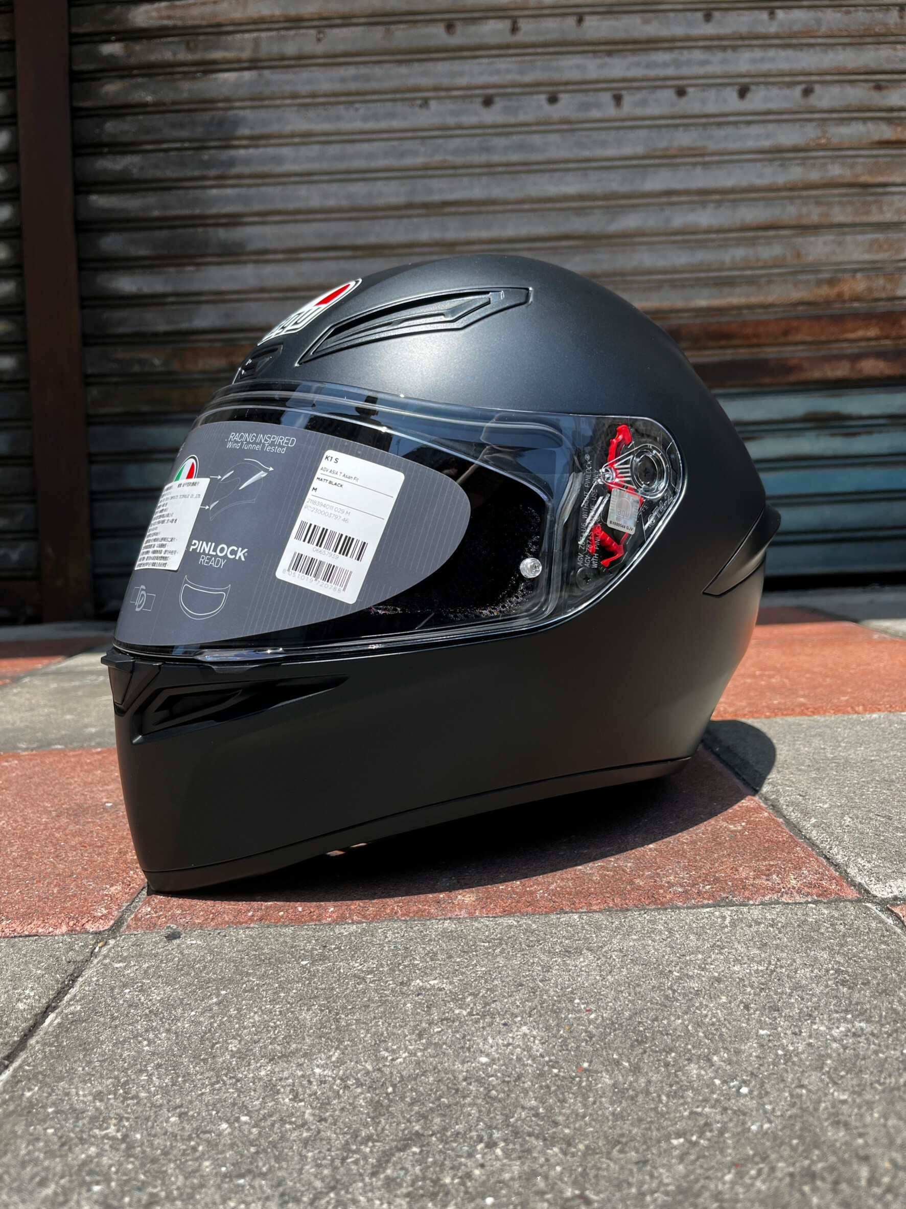 AGV K1 S 素色 消光黑 全罩