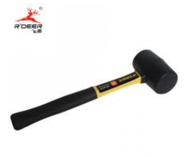 飛鹿牌 纖維柄黑膠錘
