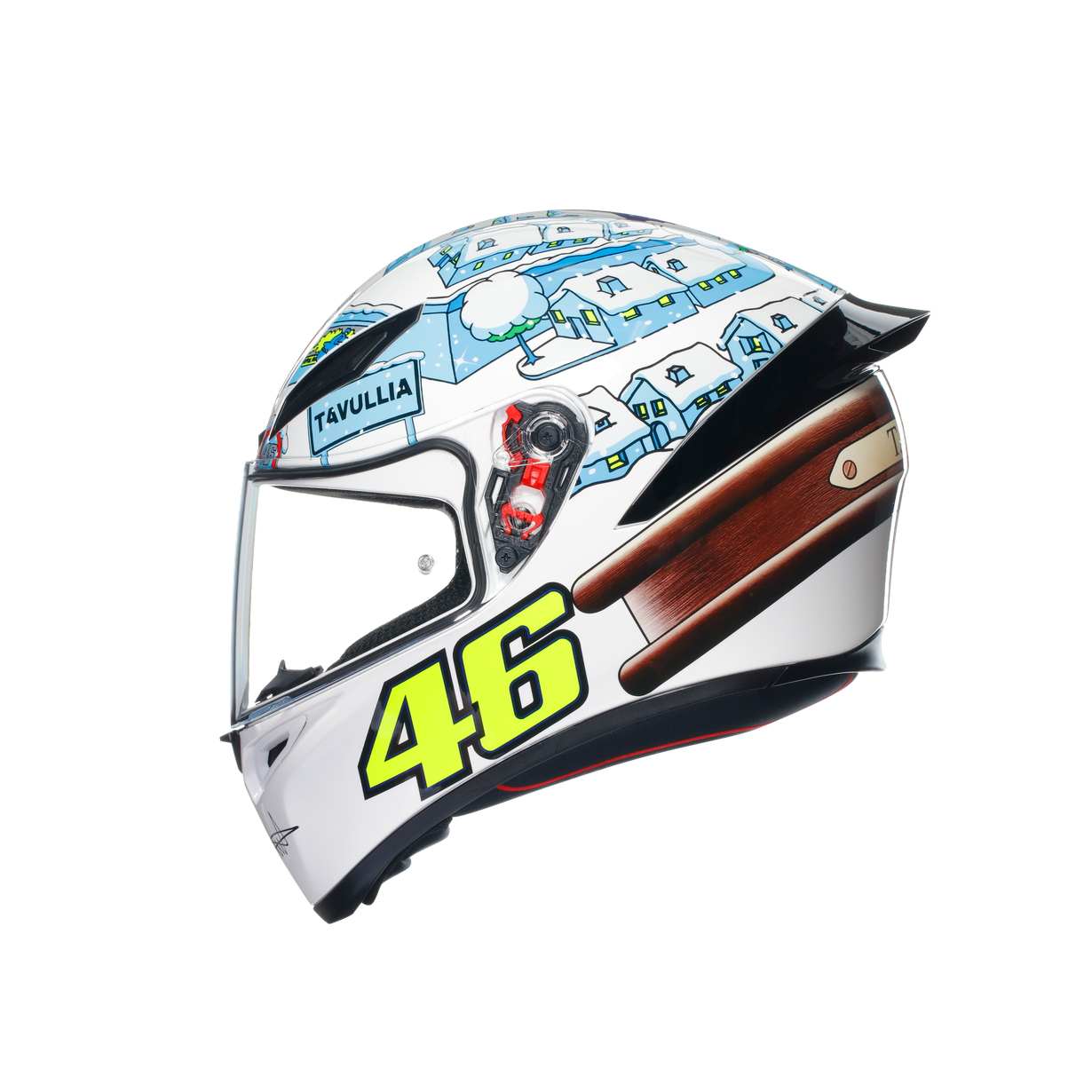 AGV K1 S 彩繪 ROSSI WINTER TEST 2017 全罩