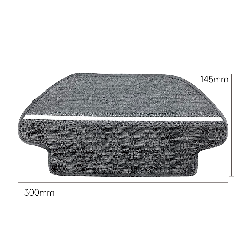 【乾濕分離抹布/副廠】STYTJ02YM標示著長寬等尺寸平放在白色的背景上