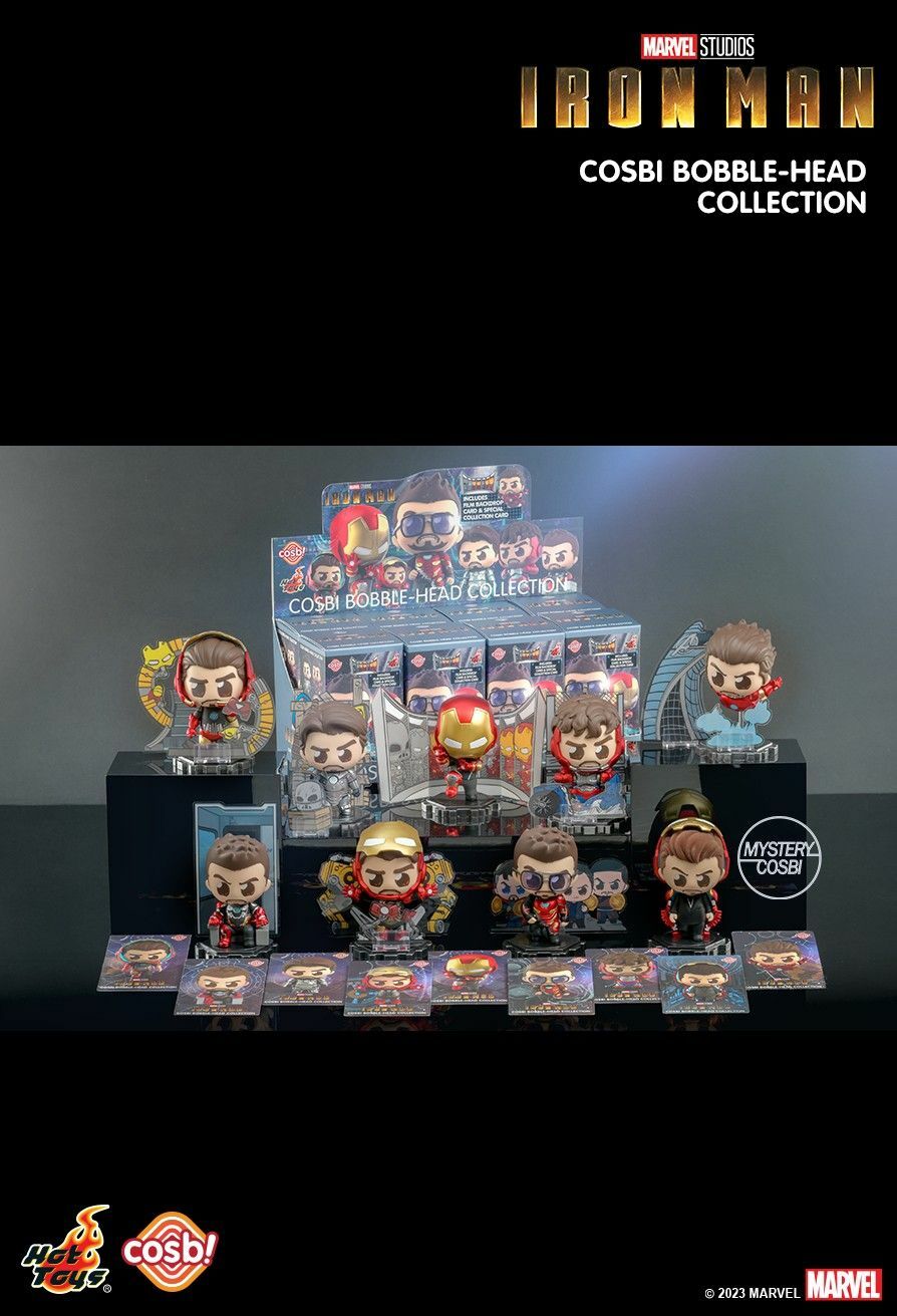 Hot Toys 鐵甲奇俠 Iron Man Cosbi 盲盒公仔套裝 (一套8款不重複)