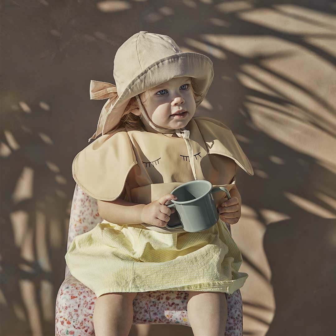 Elodie Details 防水口袋圍兜-奶茶小飛象(Sweetheart Charlie)