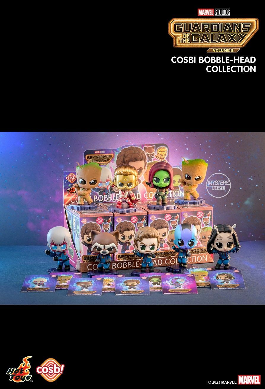 Hot Toys Marvel 銀河守護隊3 Cosbi 盲盒公仔套裝 (一套8款不重複)