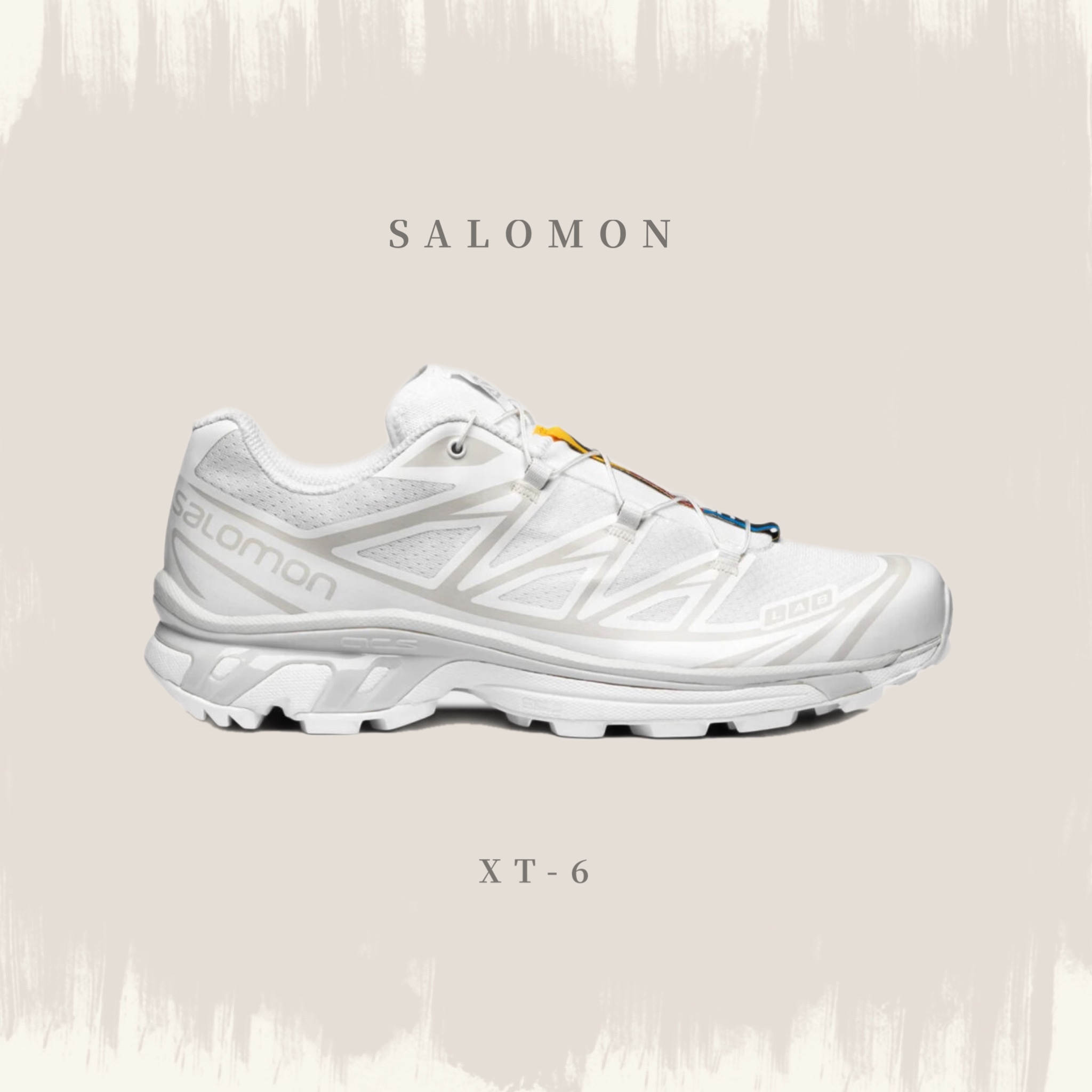 SALOMON XT-6 WHITE LUNAR ROCK 白灰412529