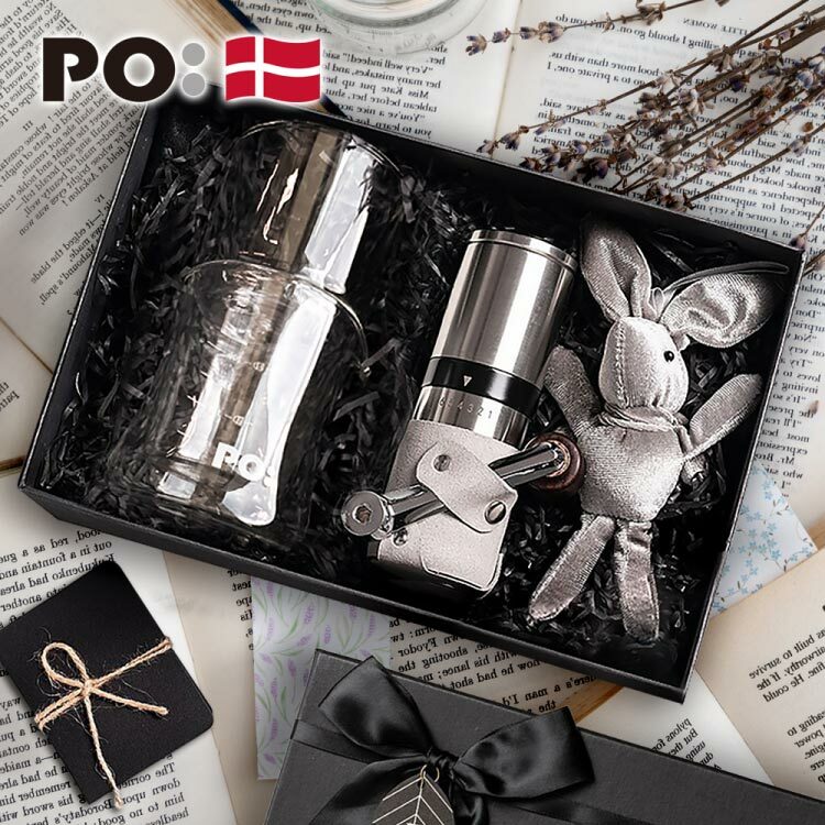 (預購4月底出貨)PO: 丹麥手沖咖啡二件禮盒組(咖啡磨2.0/濾杯組)