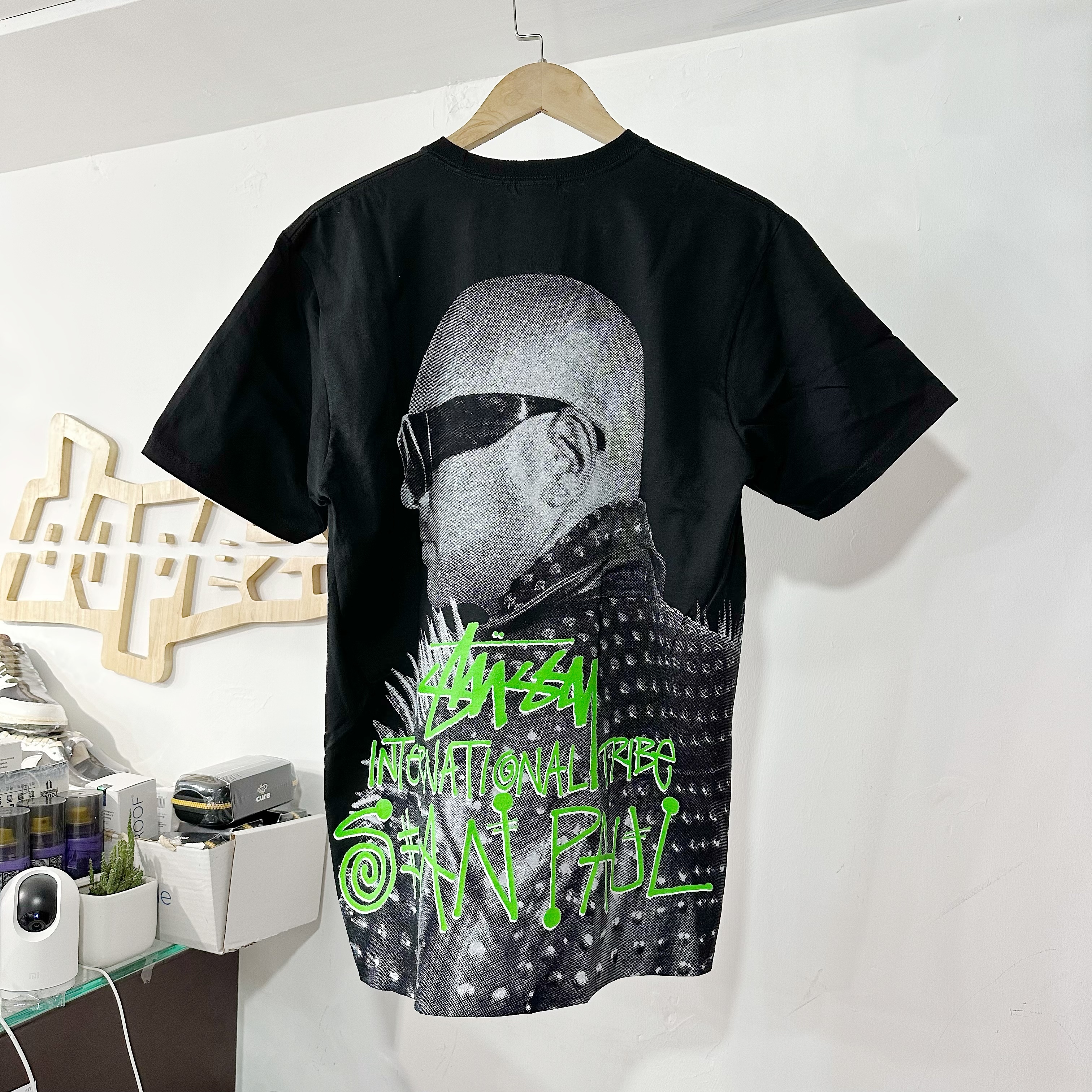 STÜSSY & SEAN PAUL TEE BLACK