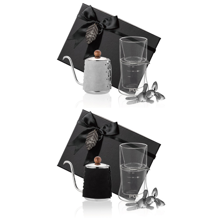 PO: 丹麥手沖咖啡二件禮盒組(手沖壺-共2色/濾杯組)