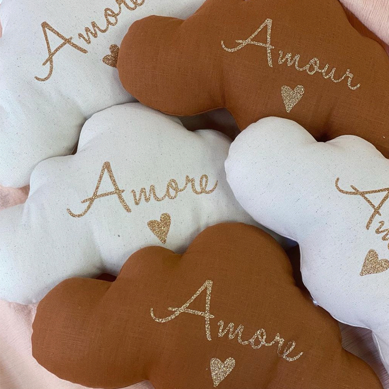 Oh La La 法式雲朵音樂夜燈-愛(紅陶)