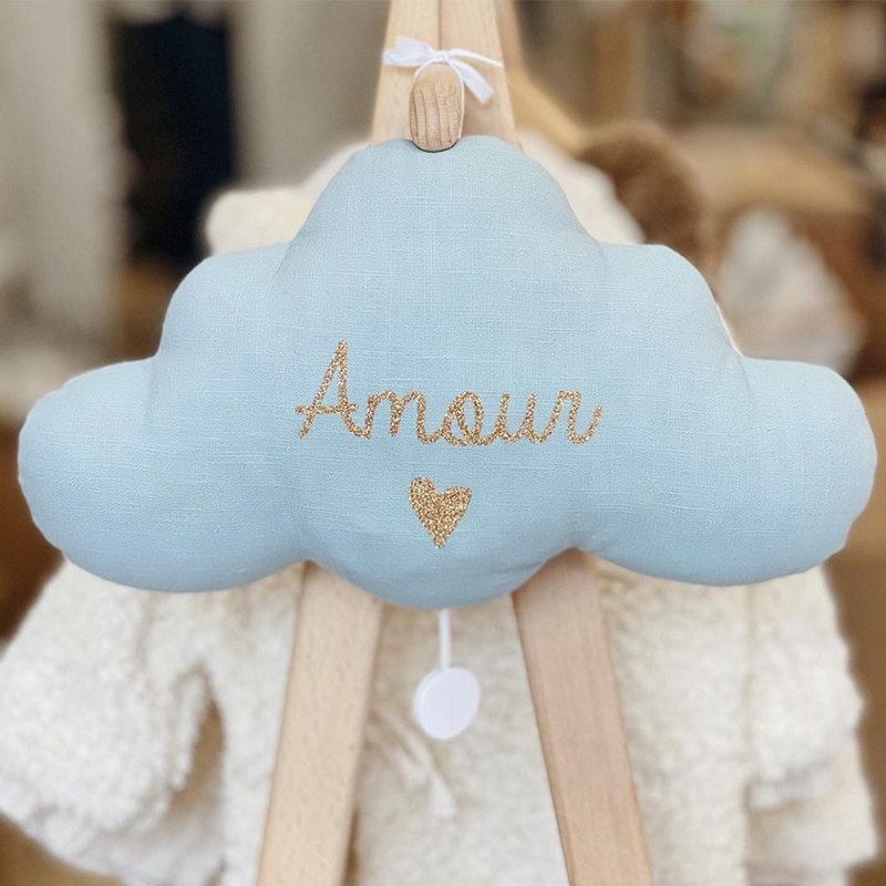 Oh La La 法式雲朵音樂夜燈-甜蜜美夢(銀藍)