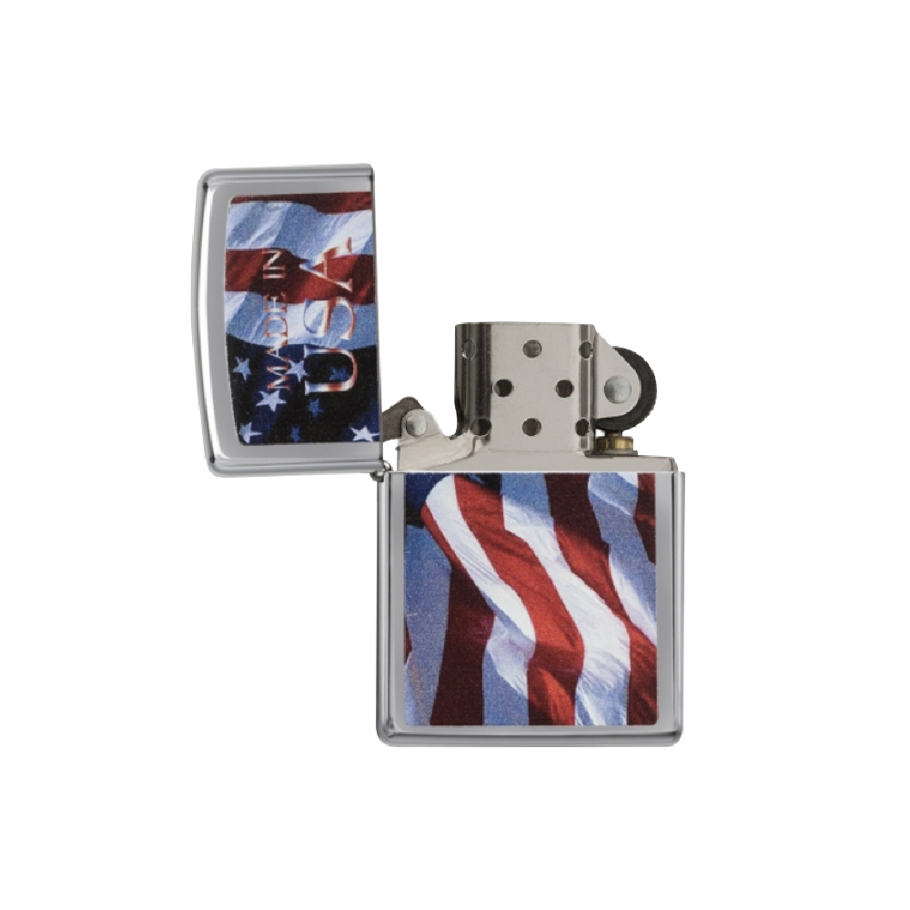 Fender Fender／ LIGHTER ETCHED STRAT W/FLAG - 銀 打火機 第 2 張圖片｜三峽配件 / 週邊