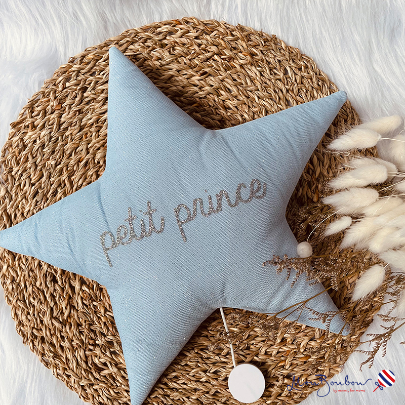 Oh La La 法式星星音樂夜燈-小王子(銀藍)