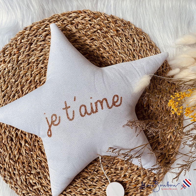 Oh La La 法式星星音樂夜燈-我愛你(銀白)