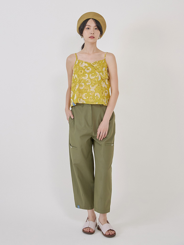 潮境風起細肩帶上衣-夕陽