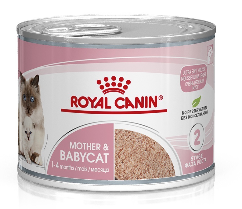 法國皇家 FHN 離乳貓及母貓營養主食罐頭 195G (原箱 12罐)  [粉紅色 BABY罐 ]