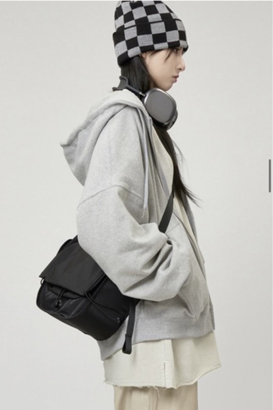 韓國 Raucohouse 多功能郵差包 素面 包包 小包 肩背包 側背包